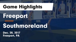 Freeport  vs Southmoreland  Game Highlights - Dec. 28, 2017