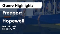 Freeport  vs Hopewell  Game Highlights - Dec. 29, 2017