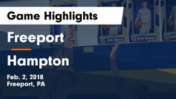 Freeport  vs Hampton  Game Highlights - Feb. 2, 2018