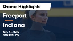 Freeport  vs Indiana  Game Highlights - Jan. 13, 2020