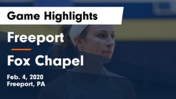 Freeport  vs Fox Chapel  Game Highlights - Feb. 4, 2020