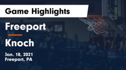 Freeport  vs Knoch  Game Highlights - Jan. 18, 2021