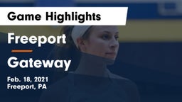 Freeport  vs Gateway  Game Highlights - Feb. 18, 2021