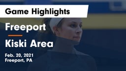 Freeport  vs Kiski Area  Game Highlights - Feb. 20, 2021