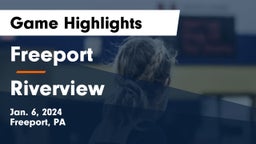 Freeport  vs Riverview  Game Highlights - Jan. 6, 2024