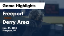 Freeport  vs Derry Area Game Highlights - Jan. 11, 2024