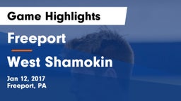 Freeport  vs West Shamokin  Game Highlights - Jan 12, 2017