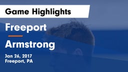 Freeport  vs Armstrong  Game Highlights - Jan 26, 2017