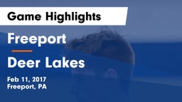 Freeport  vs Deer Lakes  Game Highlights - Feb 11, 2017