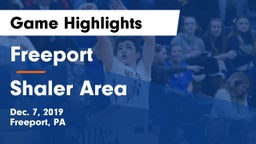 Freeport  vs Shaler Area  Game Highlights - Dec. 7, 2019