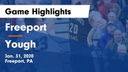 Freeport  vs Yough  Game Highlights - Jan. 31, 2020