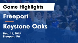 Freeport  vs Keystone Oaks  Game Highlights - Dec. 11, 2019