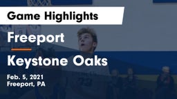 Freeport  vs Keystone Oaks  Game Highlights - Feb. 5, 2021