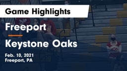 Freeport  vs Keystone Oaks Game Highlights - Feb. 10, 2021