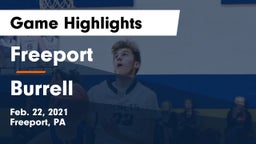 Freeport  vs Burrell  Game Highlights - Feb. 22, 2021
