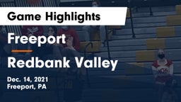 Freeport  vs Redbank Valley Game Highlights - Dec. 14, 2021