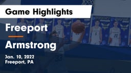 Freeport  vs Armstrong  Game Highlights - Jan. 10, 2022