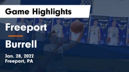 Freeport  vs Burrell  Game Highlights - Jan. 28, 2022