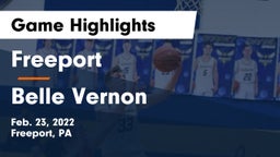 Freeport  vs Belle Vernon  Game Highlights - Feb. 23, 2022