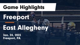 Freeport  vs East Allegheny  Game Highlights - Jan. 24, 2023