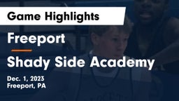 Freeport  vs Shady Side Academy Game Highlights - Dec. 1, 2023