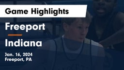 Freeport  vs Indiana  Game Highlights - Jan. 16, 2024