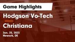 Hodgson Vo-Tech  vs Christiana  Game Highlights - Jan. 25, 2023