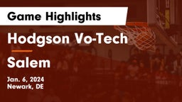 Hodgson Vo-Tech  vs Salem  Game Highlights - Jan. 6, 2024