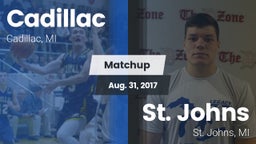 Matchup: Cadillac  vs. St. Johns  2017