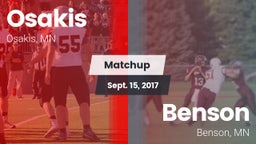 Matchup: Osakis vs. Benson  2017