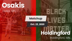 Matchup: Osakis vs. Holdingford  2020