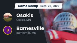 Recap: Osakis  vs. Barnesville  2022
