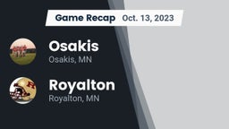 Recap: Osakis  vs. Royalton  2023