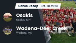 Recap: Osakis  vs. Wadena-Deer Creek  2023