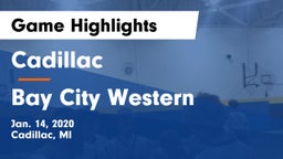 Cadillac  vs Bay City Western  Game Highlights - Jan. 14, 2020