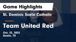 St. Dominic Savio Catholic  vs Team United Red Game Highlights - Oct. 22, 2023