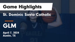 St. Dominic Savio Catholic  vs GLM Game Highlights - April 7, 2024