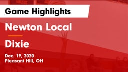 Newton Local  vs Dixie  Game Highlights - Dec. 19, 2020