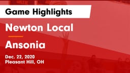Newton Local  vs Ansonia  Game Highlights - Dec. 22, 2020