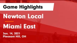 Newton Local  vs Miami East  Game Highlights - Jan. 14, 2021