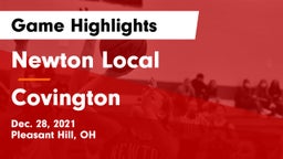 Newton Local  vs Covington  Game Highlights - Dec. 28, 2021