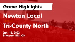 Newton Local  vs Tri-County North  Game Highlights - Jan. 13, 2022