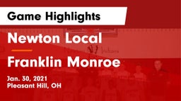 Newton Local  vs Franklin Monroe  Game Highlights - Jan. 30, 2021