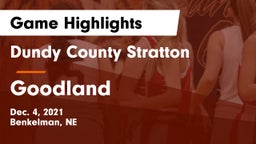 Dundy County Stratton  vs Goodland  Game Highlights - Dec. 4, 2021
