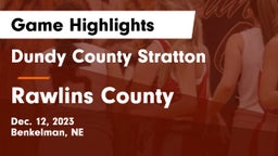 Dundy County Stratton  vs Rawlins County  Game Highlights - Dec. 12, 2023