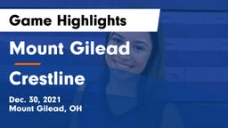 Mount Gilead  vs Crestline  Game Highlights - Dec. 30, 2021