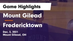 Mount Gilead  vs Fredericktown  Game Highlights - Dec. 3, 2021
