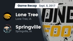 Recap: Lone Tree  vs. Springville  2017