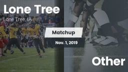 Matchup: Lone Tree vs. Other 2019