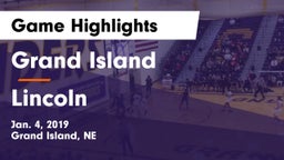 Grand Island  vs Lincoln  Game Highlights - Jan. 4, 2019